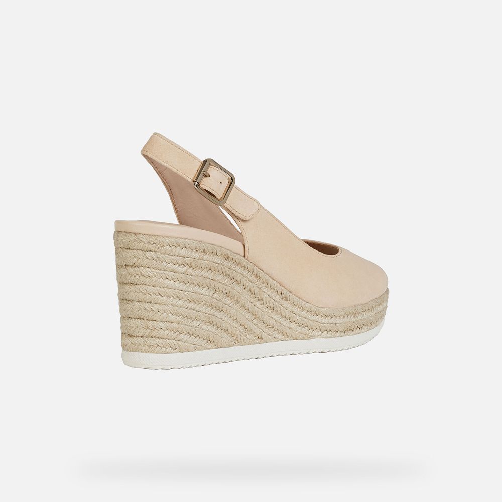 Sandales Geox Ponza - Beige - Femme 260937-VYT